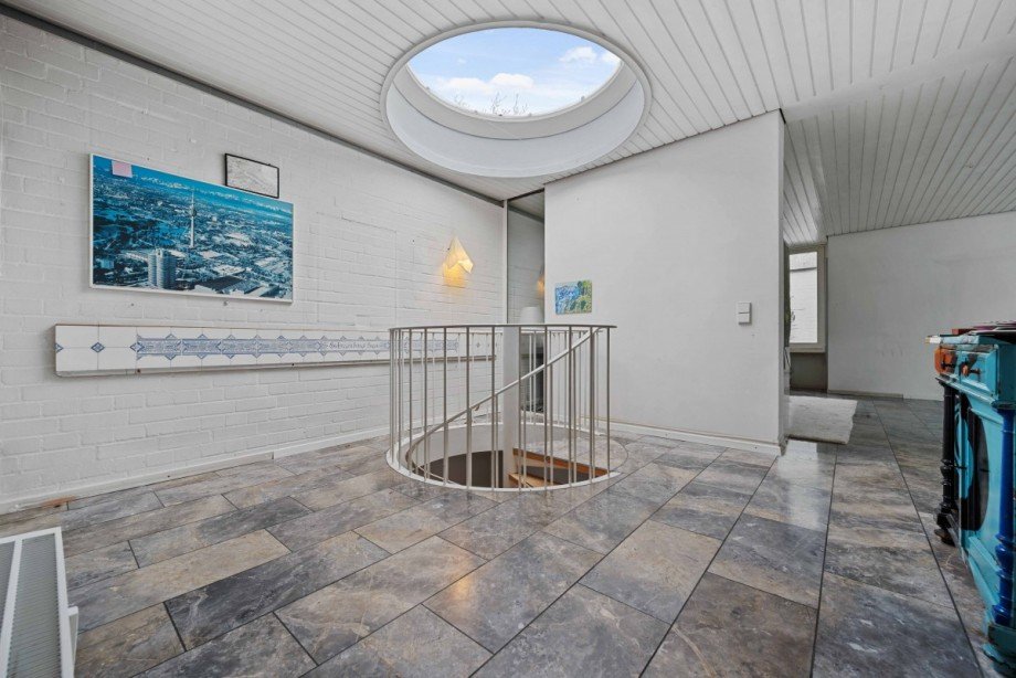 Diele mit Lichtkuppel Bungalow Stuttgart