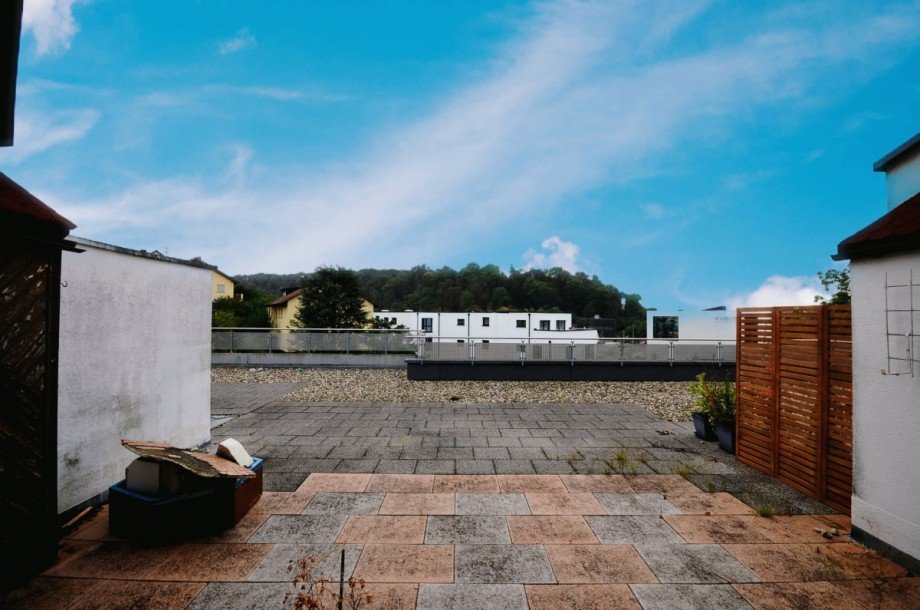 Terrasse mit Weitblick Reihenmittelhaus Remseck am Neckar