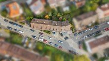 Drohnenaufnahmen Haus 10+12 Attraktives 12-FH mit 5 Garagen + Carport in Stuttgart-Untert�rkheim
