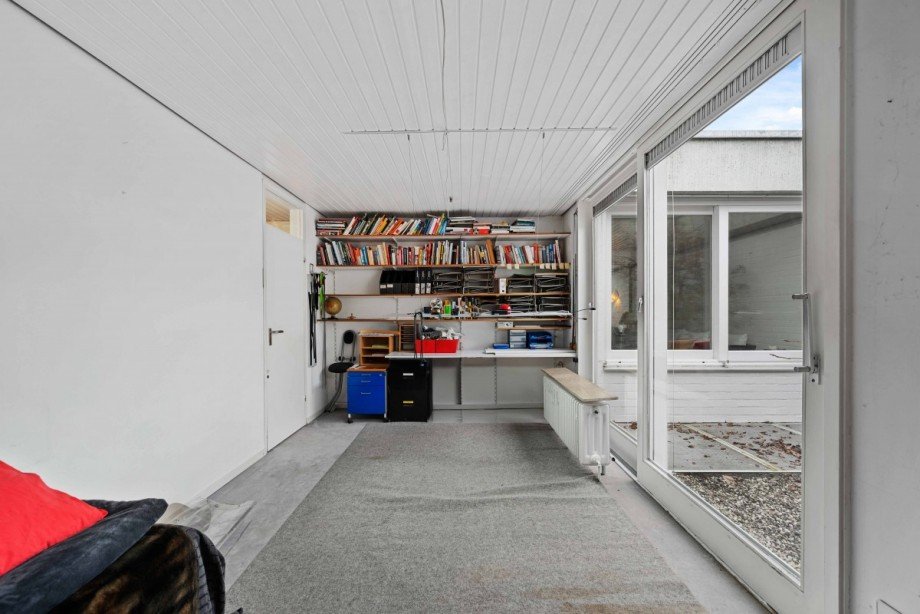 Schlafzimmer mit Lichthof Bungalow Stuttgart