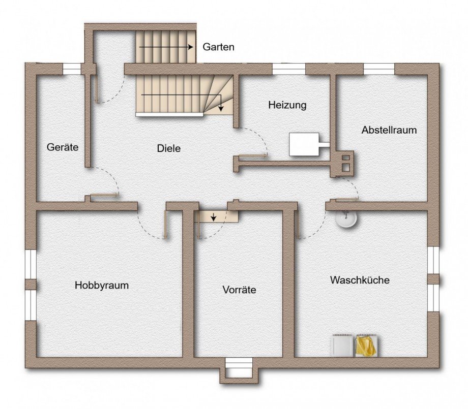 Grundriss | Keller Einfamilienhaus Stuttgart
