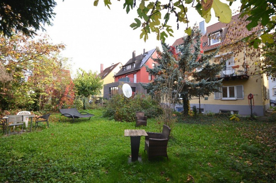 gro�er Gemeinschaftsgarten Wohnung Stuttgart