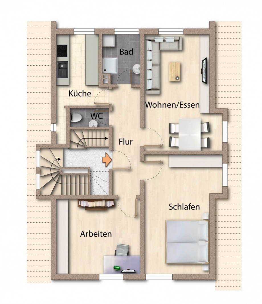 Grundriss Wohnung Stuttgart