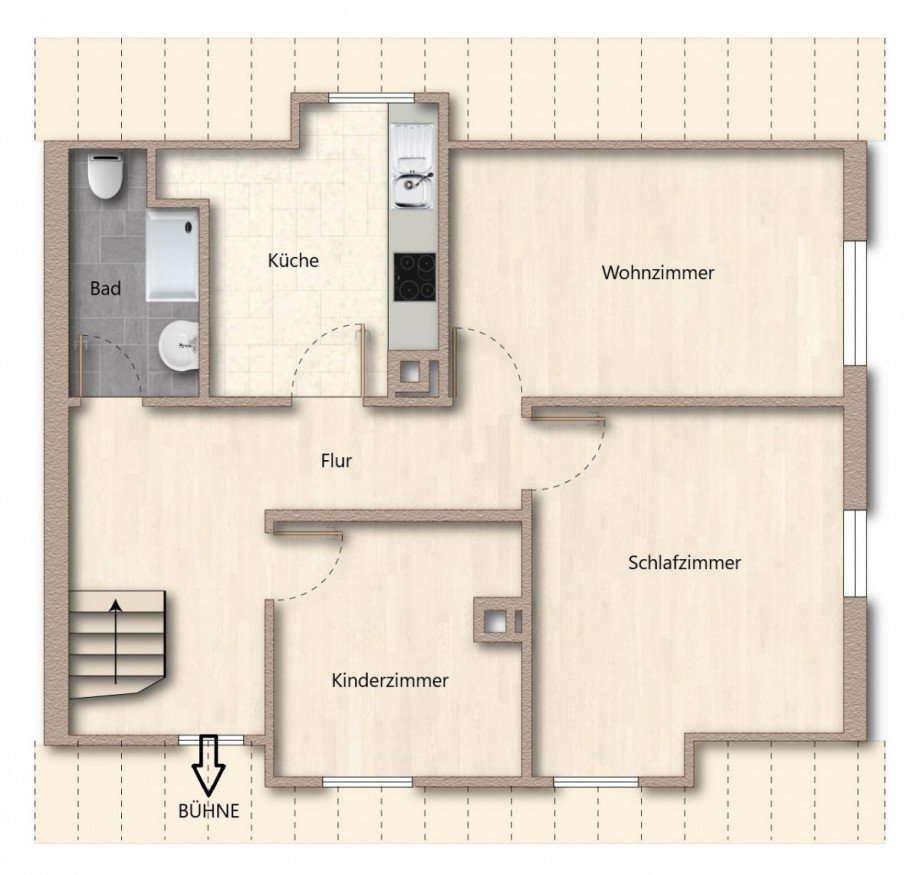 Grundriss DG Zweifamilienhaus Ostfildern